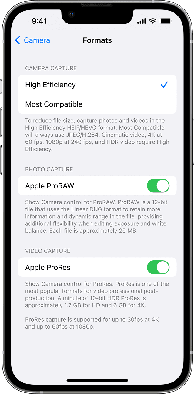 德清苹果13维修分享如何在 iPhone 13 Pro 机型中拍摄和管理 ProRes 视频 